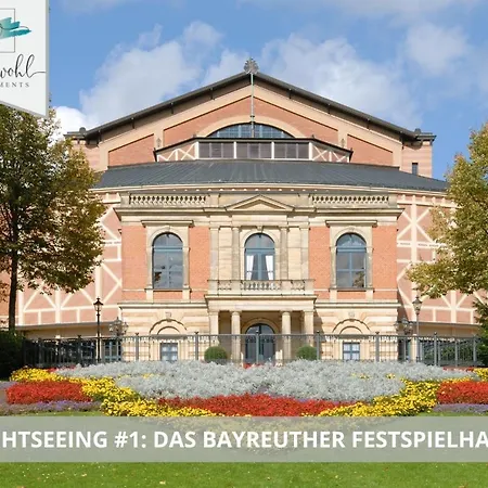 Semper No2 - Ruhige 2 Zi 1-4 Pers Mit Kueche, Duschbad, Balkon Und Parkplatz In Hofgartennaehe 拜罗伊特