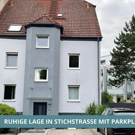 公寓 Semper No2 - Ruhige 2 Zi 1-4 Pers Mit Kueche, Duschbad, Balkon Und Parkplatz In Hofgartennaehe