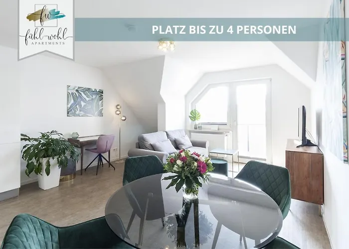 Semper No2 - Ruhige 2 Zi 1-4 Pers Mit Kueche, Duschbad, Balkon Und Parkplatz In Hofgartennaehe Lejlighed Bayreuth