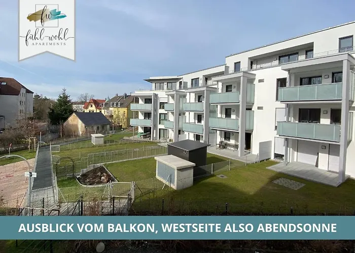 Semper No2 - Ruhige 2 Zi 1-4 Pers Mit Kueche, Duschbad, Balkon Und Parkplatz In Hofgartennaehe Lejlighed Bayreuth