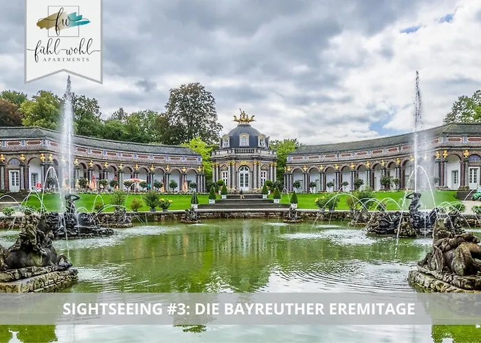 Semper No2 - Ruhige 2 Zi 1-4 Pers Mit Kueche, Duschbad, Balkon Und Parkplatz In Hofgartennaehe Lejlighed Bayreuth