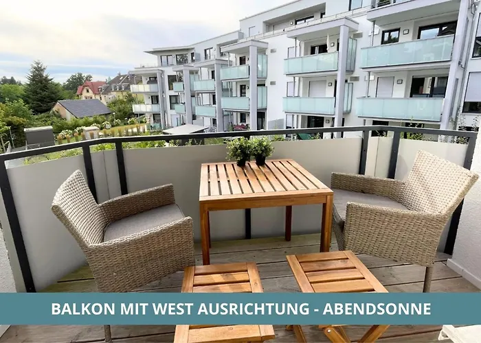 Semper No2 - Ruhige 2 Zi 1-4 Pers Mit Kueche, Duschbad, Balkon Und Parkplatz In Hofgartennaehe